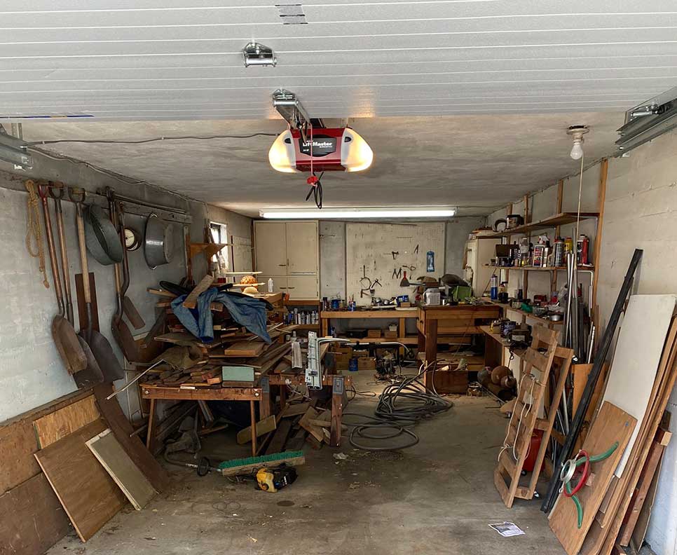 garage before cleanout services