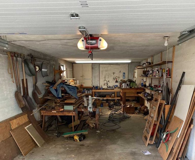 Garage Workshop Cleanout