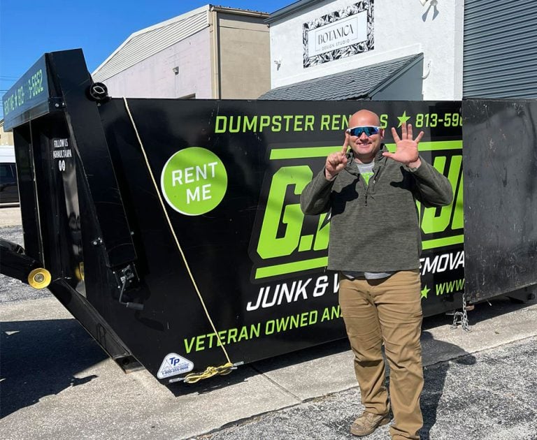 6-Dumpster Warehouse Clean Out in South Tampa