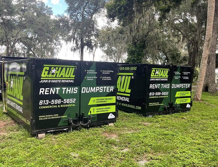 gihaul tampa bay dumpsters for rent